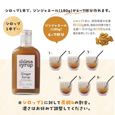 【ラベルあり】ジンジャーシロップ