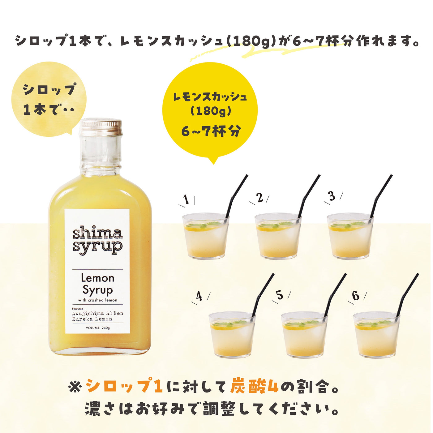 【ラベルあり】レモンシロップ